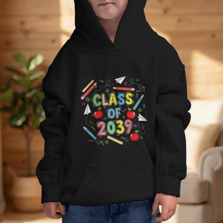 Graduation Class Of 2039 Groow With Me Senior Back To School Graphic Kid Hoodie Graduation Class Of 2039 Groow With Me Senior Back To School Graphic Kid Hoodie