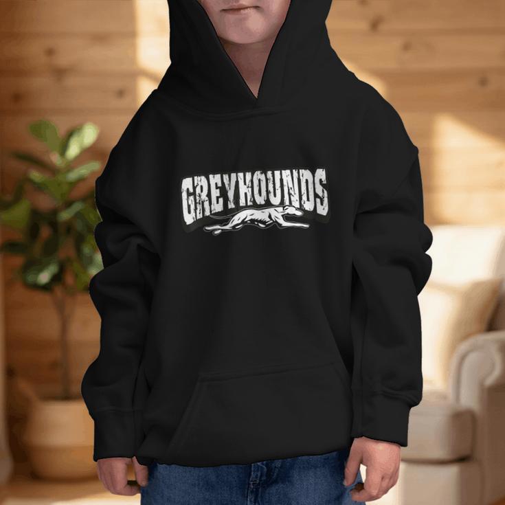 Greyhounds Mascot Back To School Team Spirit Graphic Kid Hoodie Greyhounds Mascot Back To School Team Spirit Graphic Kid Hoodie