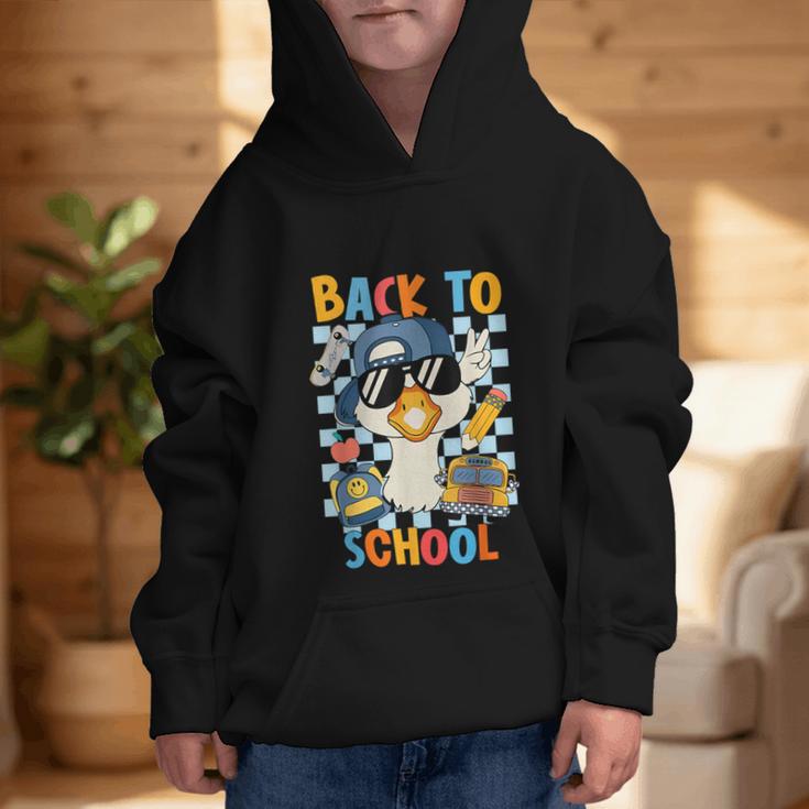Happy First Day Of School Back To School Goose Boys Kids Graphic Kid Hoodie Happy First Day Of School Back To School Goose Boys Kids Graphic Kid Hoodie