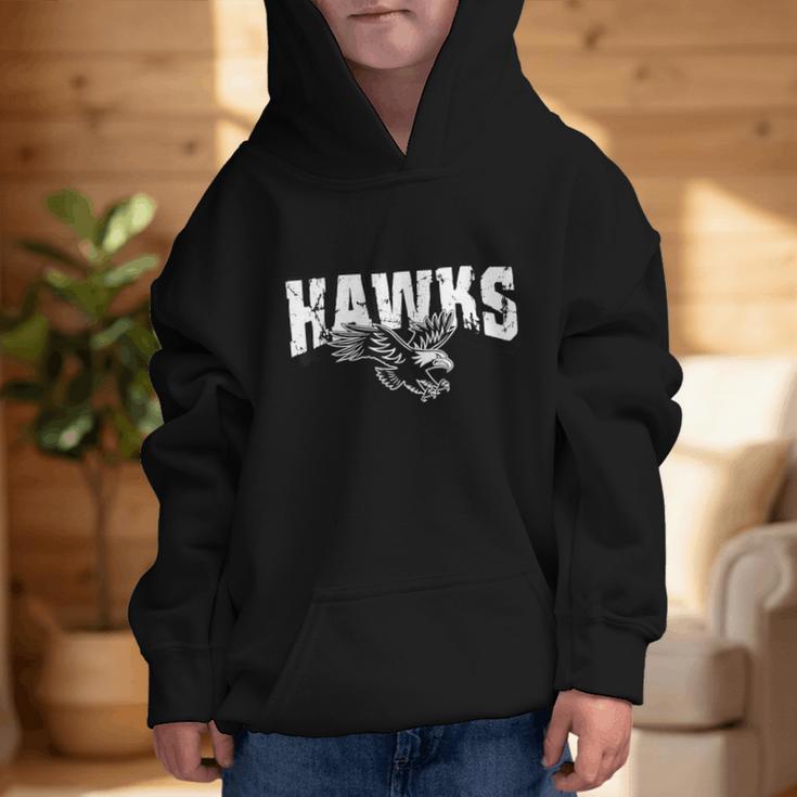 Hawks Back To School Spirit Graphic Kid Hoodie Hawks Back To School Spirit Graphic Kid Hoodie