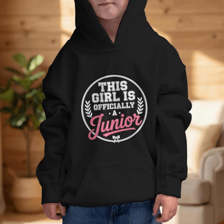 Highschool Girls Back To School 2025 First Day A Junior Graphic Kid Hoodie