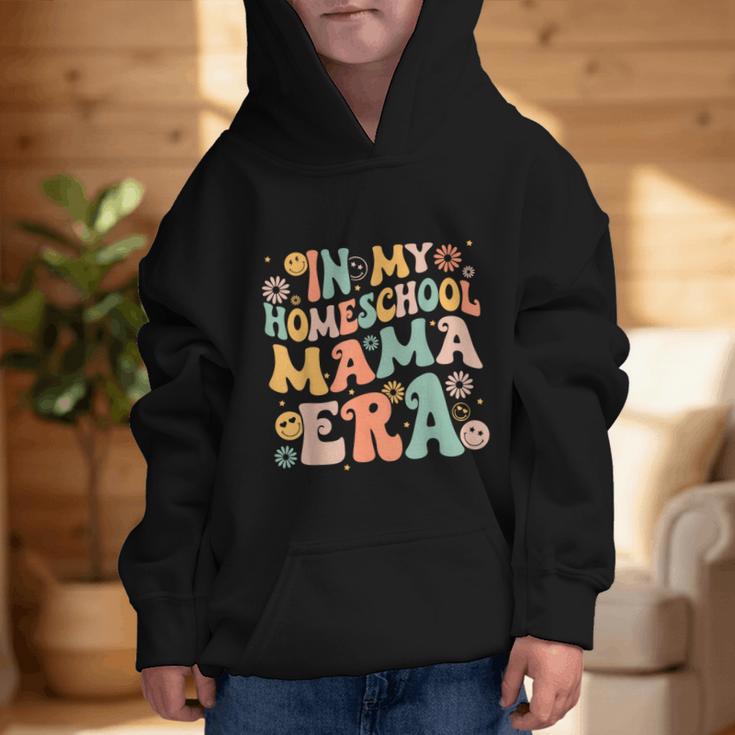 In My Homeschool Mama Era Retro Back To School Graphic Kid Hoodie In My Homeschool Mama Era Retro Back To School Graphic Kid Hoodie