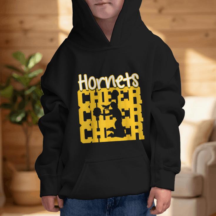 Hornets Cheer Back To School Cheerleading Spirit GY Graphic Kid Hoodie Hornets Cheer Back To School Cheerleading Spirit GY Graphic Kid Hoodie