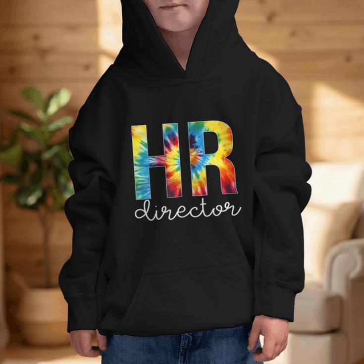 HR Director For Work Tie Dye Back To School Appreciation Day Graphic Kid Hoodie HR Director For Work Tie Dye Back To School Appreciation Day Graphic Kid Hoodie