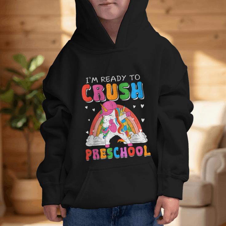 I'm Ready To Crush Preschool Unicorn Back To School Girl Kid Graphic Kid Hoodie I'm Ready To Crush Preschool Unicorn Back To School Girl Kid Graphic Kid Hoodie