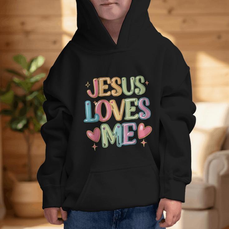 Jesus Loves Me Christian Kids Back To School Graphic Kid Hoodie Jesus Loves Me Christian Kids Back To School Graphic Kid Hoodie