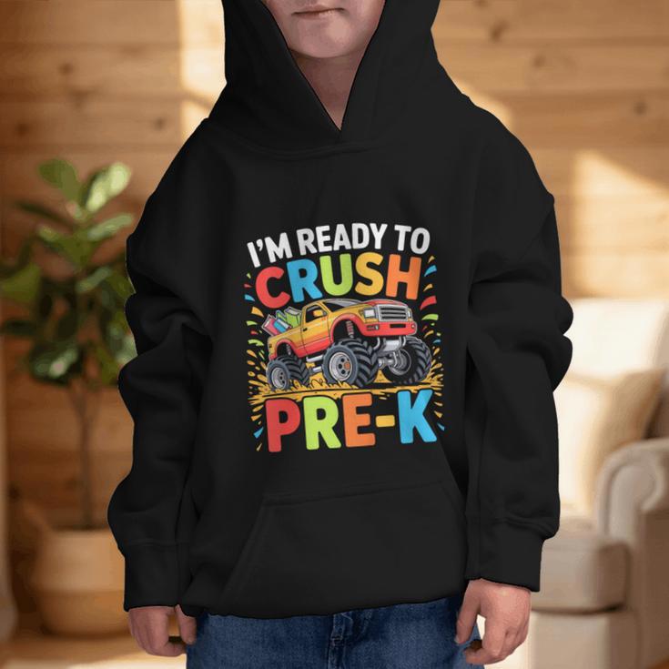 Kids I'm Ready To Crush Pre-K Shirt Back To School PreK Boy Graphic Kid Hoodie