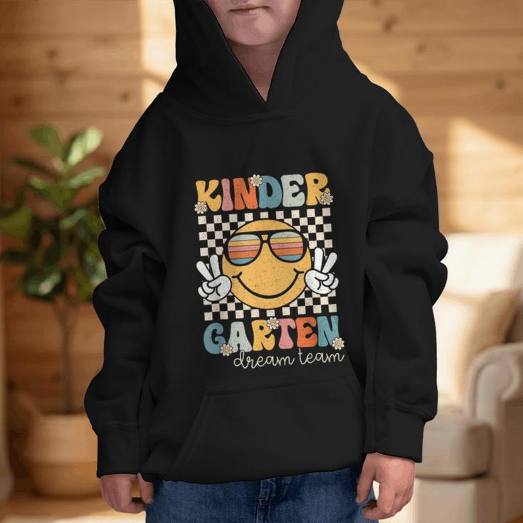 KinderGarten Dream Team Smile Retro Back To School Kinder Graphic Kid Hoodie KinderGarten Dream Team Smile Retro Back To School Kinder Graphic Kid Hoodie