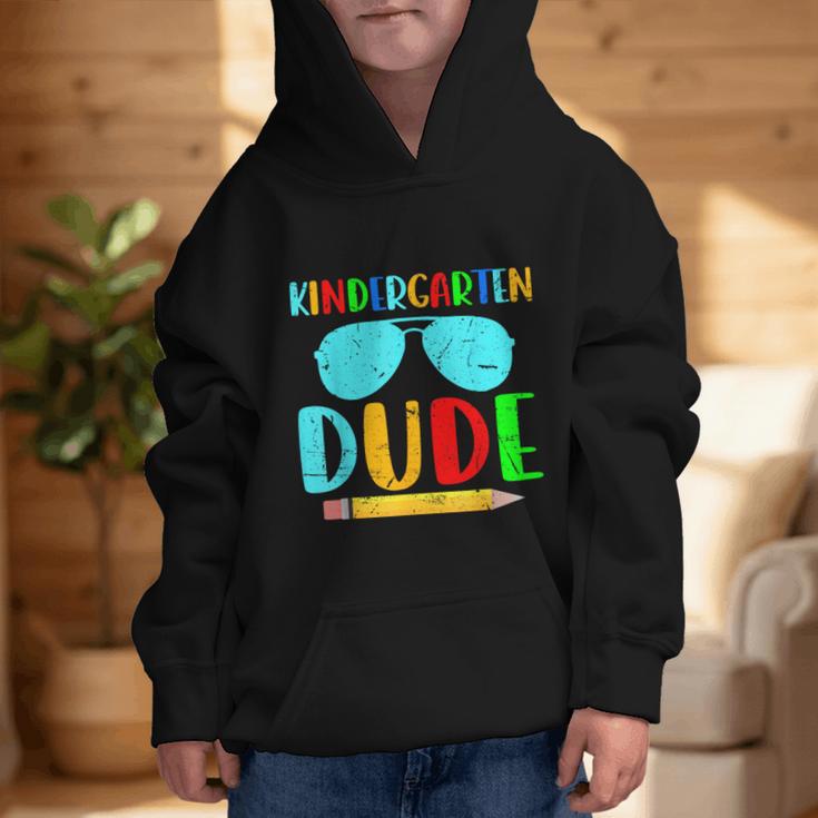Kindergarten Dude First Day Back To School Kids Boys Graphic Kid Hoodie Kindergarten Dude First Day Back To School Kids Boys Graphic Kid Hoodie