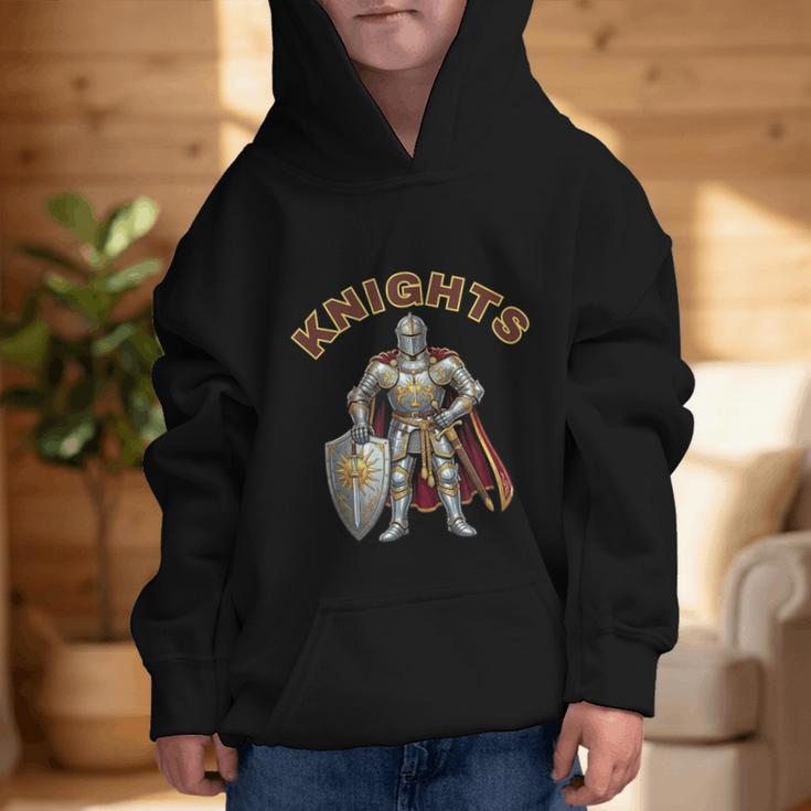 Knights Back To School Spirit Graphic Kid Hoodie Knights Back To School Spirit Graphic Kid Hoodie