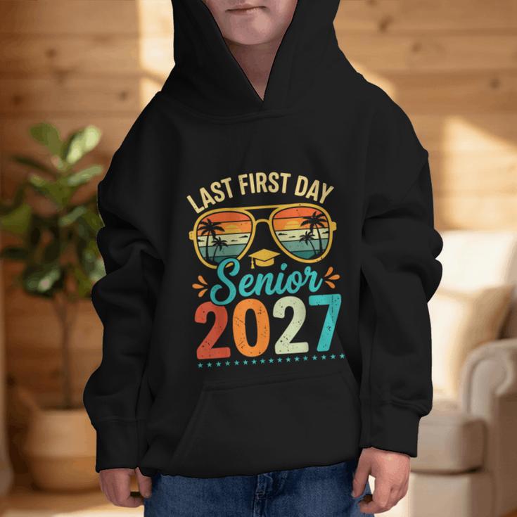 Last First Day Senior 2027 Back To School Students Tee Graphic Kid Hoodie