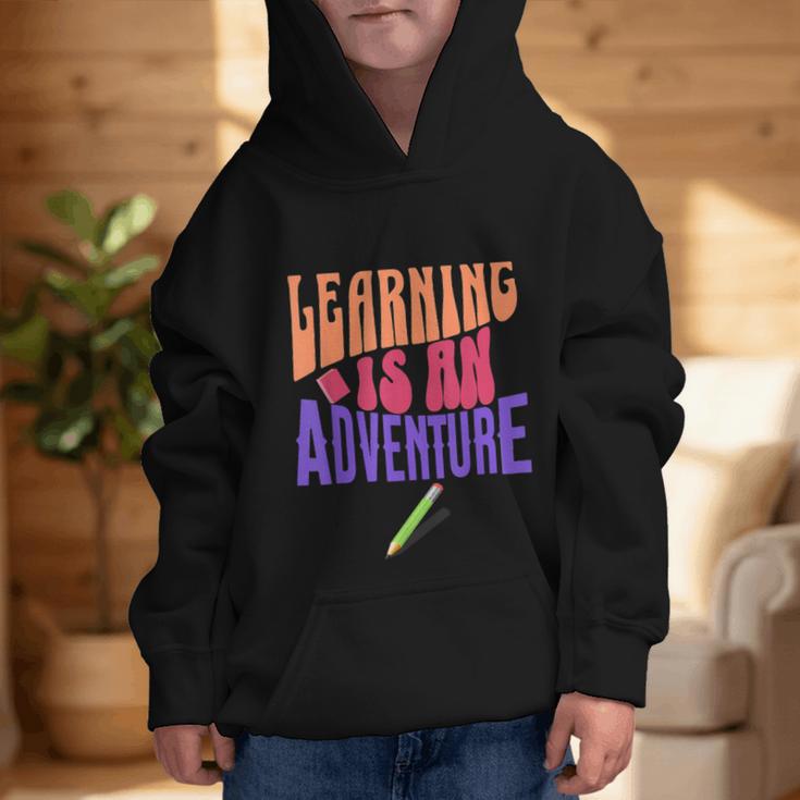 Learning Back To School Is a Motivational Graphic Kid Hoodie Learning Back To School Is a Motivational Graphic Kid Hoodie