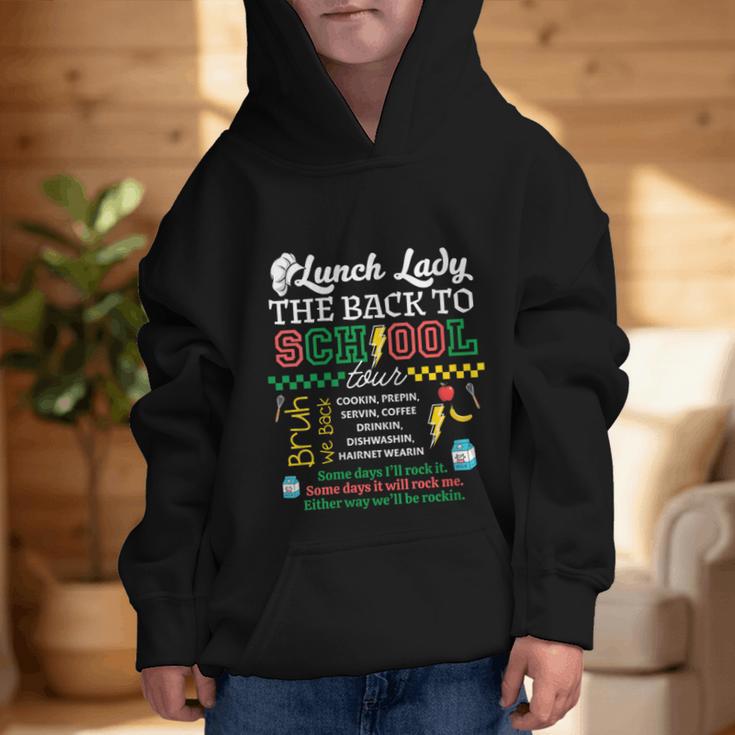 Lunch Lady Food Humor Back To School Tour Graphic Kid Hoodie Lunch Lady Food Humor Back To School Tour Graphic Kid Hoodie