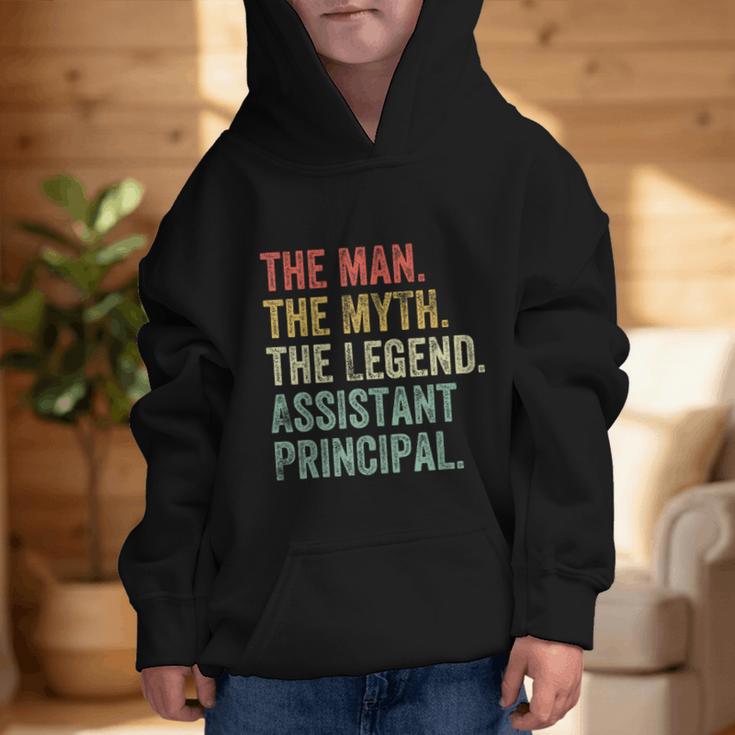 Man Myth The Legend Assistant Principal Dad Back To School Graphic Kid Hoodie Man Myth The Legend Assistant Principal Dad Back To School Graphic Kid Hoodie
