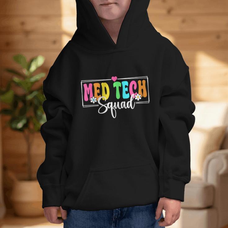 Med Tech Squad Back To School Med Technician Crew Graphic Kid Hoodie Med Tech Squad Back To School Med Technician Crew Graphic Kid Hoodie