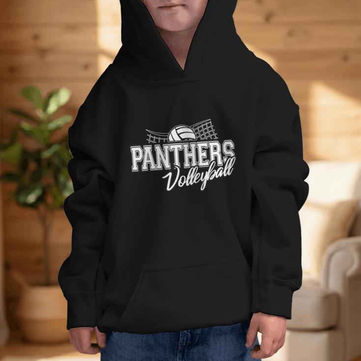 Panthers Volleyball Back To School Spirit Graphic Kid Hoodie Panthers Volleyball Back To School Spirit Graphic Kid Hoodie