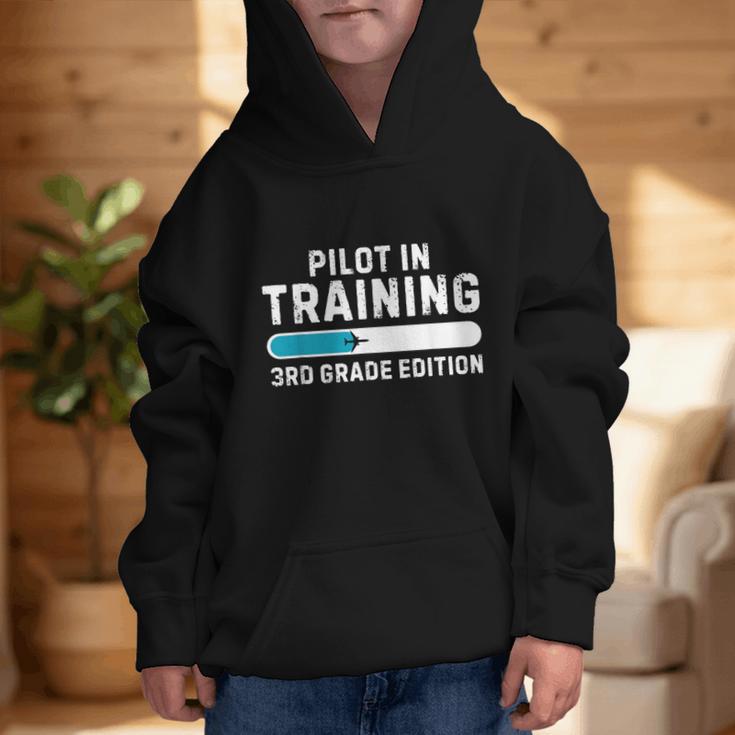 Pilot In Training 3rd Grade Edition Back To School Boys Girl Graphic Kid Hoodie