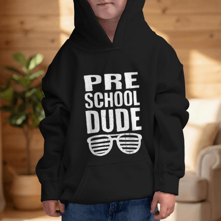Preschool Dude First Day Back To School Boys Kids Graphic Kid Hoodie