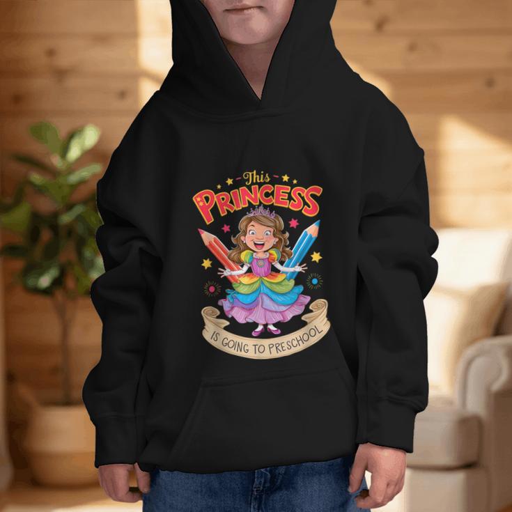 This Princess Is Going To Preschool Back To School Graphic Kid Hoodie