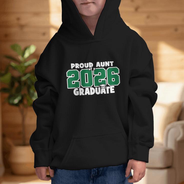 Proud Aunt Of 2026 Graduate Matching Back To School G Graphic Kid Hoodie