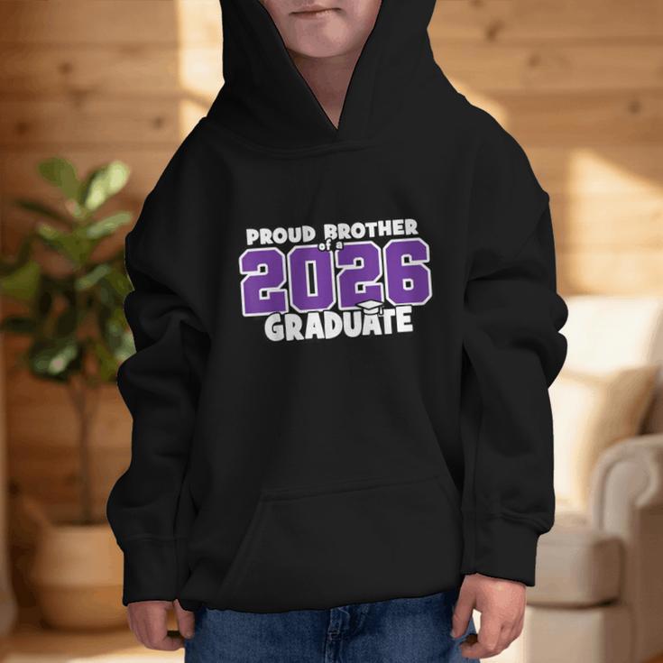 Proud Brother Of 2026 Graduate Matching Back To School P Graphic Kid Hoodie