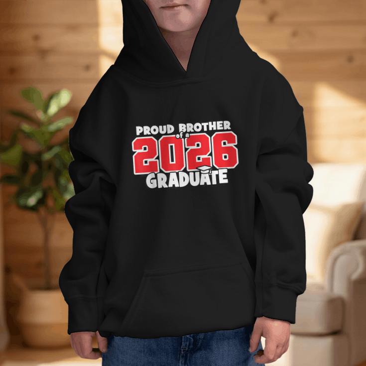 Proud Brother Of 2026 Graduate Matching Back To School R Graphic Kid Hoodie Proud Brother Of 2026 Graduate Matching Back To School R Graphic Kid Hoodie