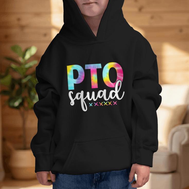 Pto Squad Groovy Back To School Women Appreciation Graphic Kid Hoodie