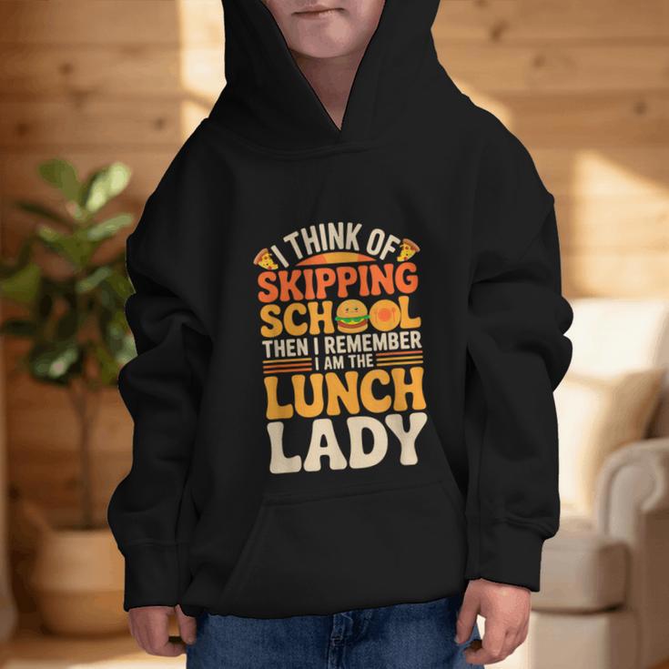 Remember I'm The Lunch Lady Back To School Cafeteria Worker Graphic Kid Hoodie