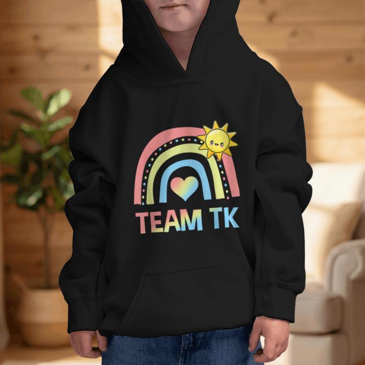 Retro Team TK Back To School Transitional Kindergarten Graphic Kid Hoodie