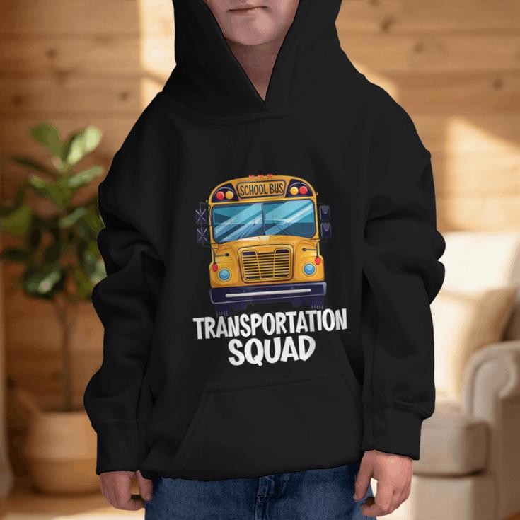 School Bus Driver Back To School Transportation Squad Graphic Kid Hoodie School Bus Driver Back To School Transportation Squad Graphic Kid Hoodie