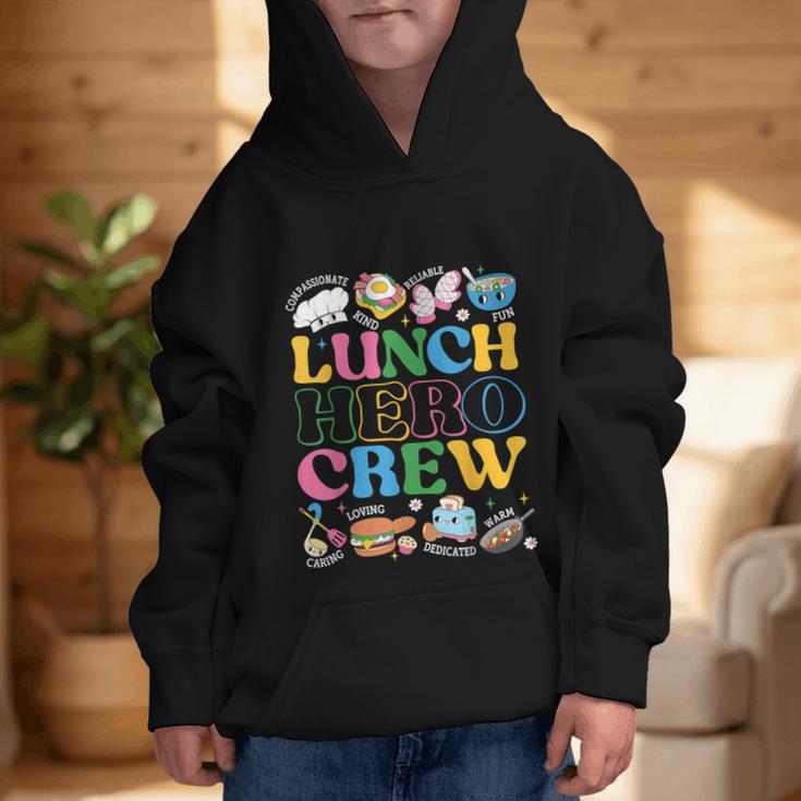 School Lunch Hero Squad Crew Back To School Women Men Graphic Kid Hoodie School Lunch Hero Squad Crew Back To School Women Men Graphic Kid Hoodie
