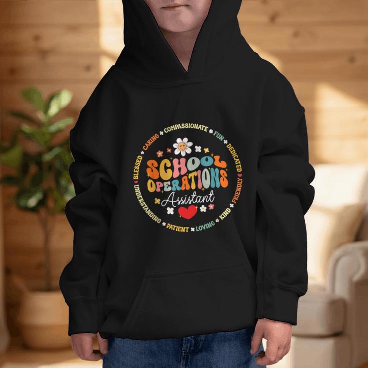 School Operations Assistant Back To School Appreciation Week Graphic Kid Hoodie School Operations Assistant Back To School Appreciation Week Graphic Kid Hoodie
