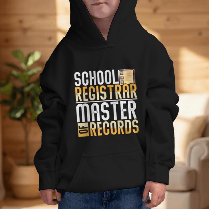 School Registrar Appreciation Back To School Registrar Graphic Kid Hoodie