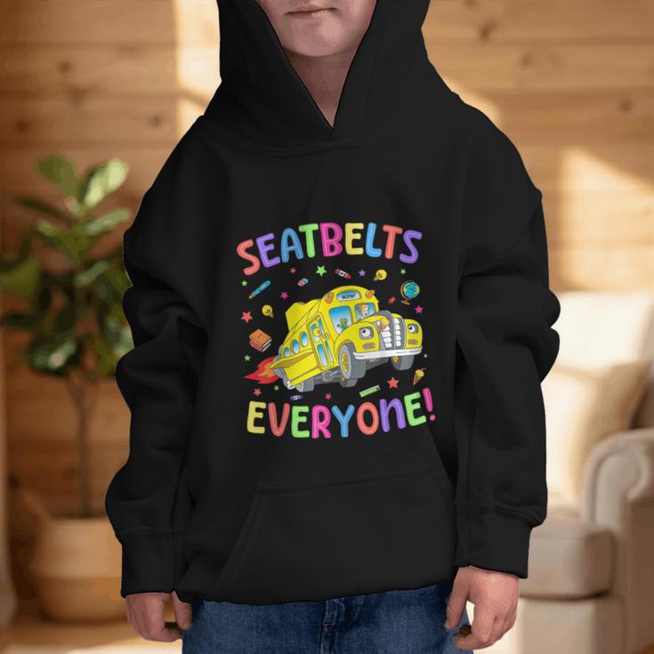 Seatbelt School Bus Driver Everyone Back To School Graphic Kid Hoodie Seatbelt School Bus Driver Everyone Back To School Graphic Kid Hoodie