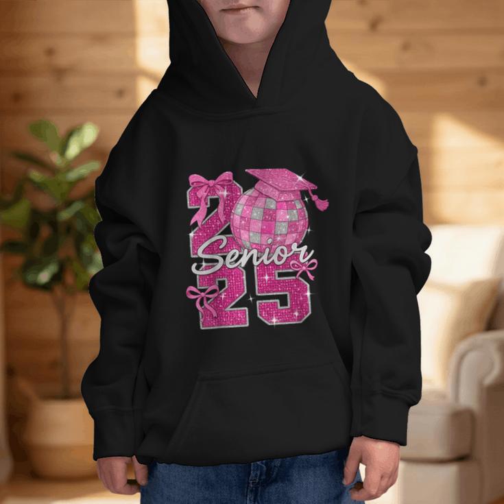 Senior 2025 Class Of 2025 Bows Back To School 2025 Graphic Kid Hoodie Senior 2025 Class Of 2025 Bows Back To School 2025 Graphic Kid Hoodie
