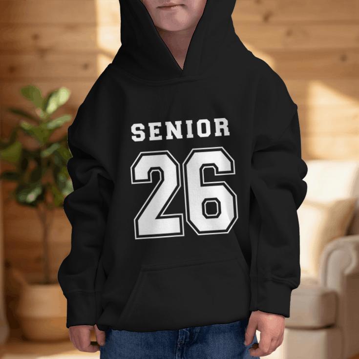 Senior 26 Class Of 2026 Front Back Grad Back To School Graphic Kid Hoodie Senior 26 Class Of 2026 Front Back Grad Back To School Graphic Kid Hoodie