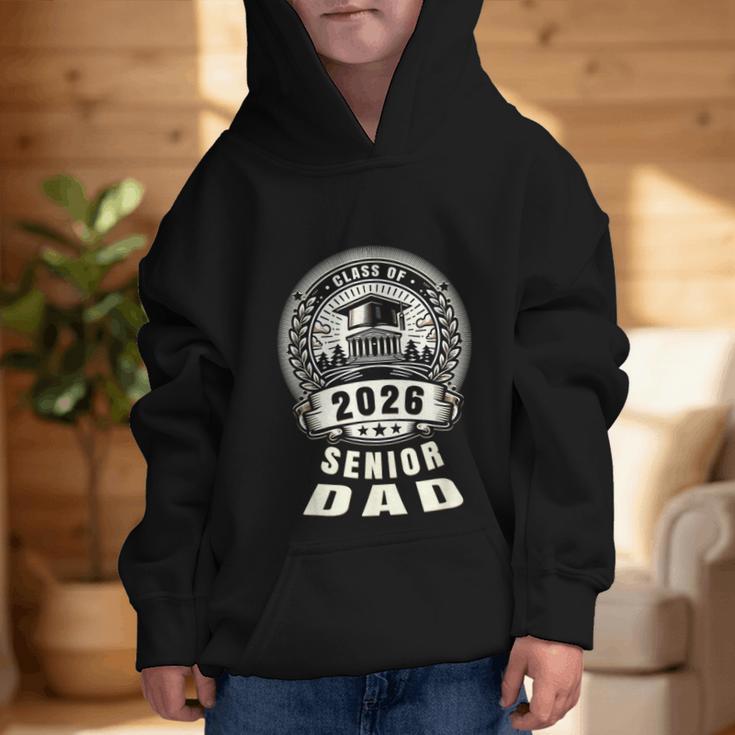 Senior Dad 26 Class Of 2026 Back To School Graduation 2026 Graphic Kid Hoodie