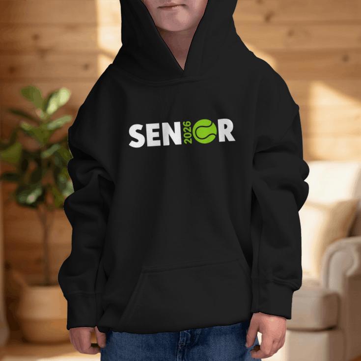 Senior Tennis 2026 Class Of 2026 Graduate Back To School Fun Graphic Kid Hoodie Senior Tennis 2026 Class Of 2026 Graduate Back To School Fun Graphic Kid Hoodie