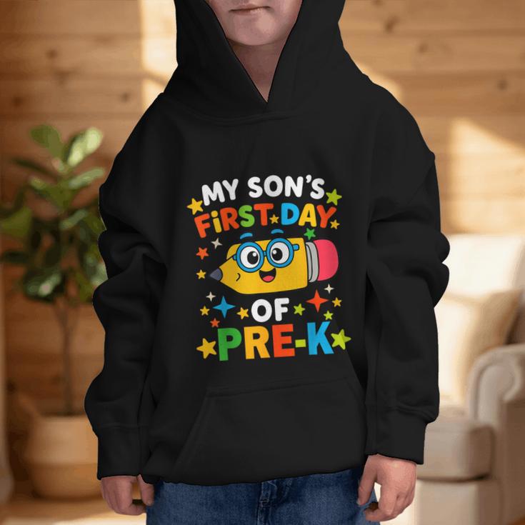 My Son's First Day Of Pre-K Back To School Kids Graphic Kid Hoodie