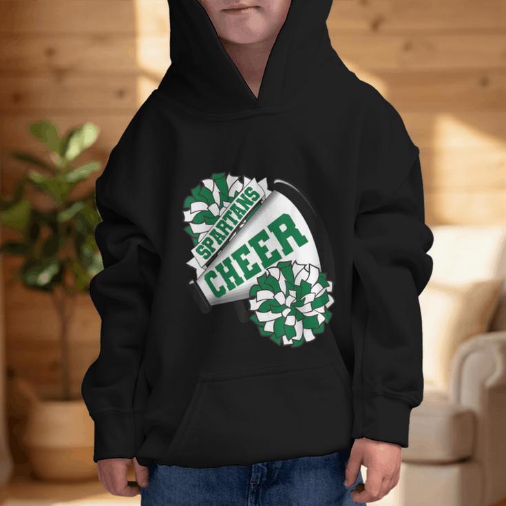 Spartans Cheer Back To School Cheerleading Spirit G Graphic Kid Hoodie Spartans Cheer Back To School Cheerleading Spirit G Graphic Kid Hoodie
