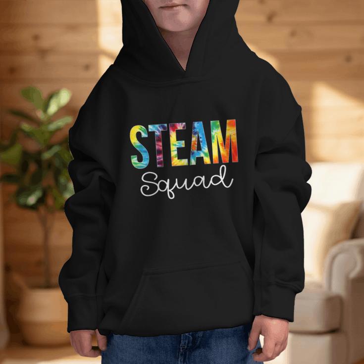 STEAM Squad For Work Tie Dye Back To School Appreciation Day Graphic Kid Hoodie STEAM Squad For Work Tie Dye Back To School Appreciation Day Graphic Kid Hoodie
