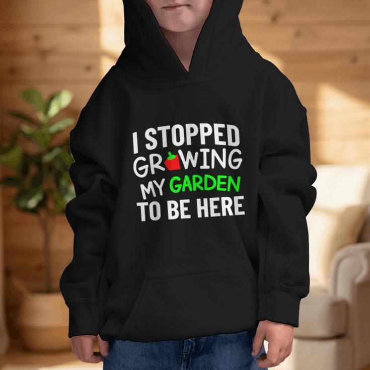 I Stopped Growing My Garden Back To School Gamer Tee Graphic Kid Hoodie