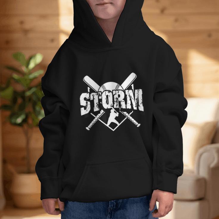 Storm Baseball Back To School Spirit Graphic Kid Hoodie Storm Baseball Back To School Spirit Graphic Kid Hoodie