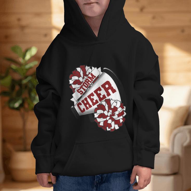 Storm Cheer Back To School Cheerleading Spirit M Graphic Kid Hoodie Storm Cheer Back To School Cheerleading Spirit M Graphic Kid Hoodie