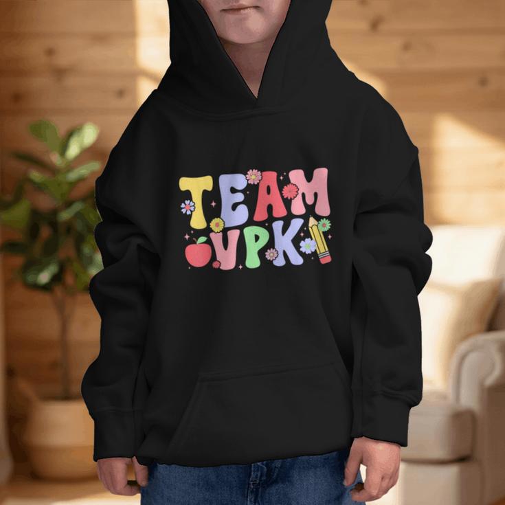 Team VPK First Day Of VPK Back To School VPK Graphic Kid Hoodie Team VPK First Day Of VPK Back To School VPK Graphic Kid Hoodie
