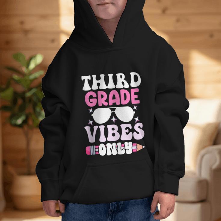 Third Grade 3rd Vibes Only Back To School Student Girl Graphic Kid Hoodie Third Grade 3rd Vibes Only Back To School Student Girl Graphic Kid Hoodie