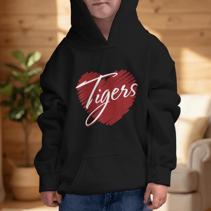 Tigers Heart Back To School Spirit M Graphic Kid Hoodie Tigers Heart Back To School Spirit M Graphic Kid Hoodie