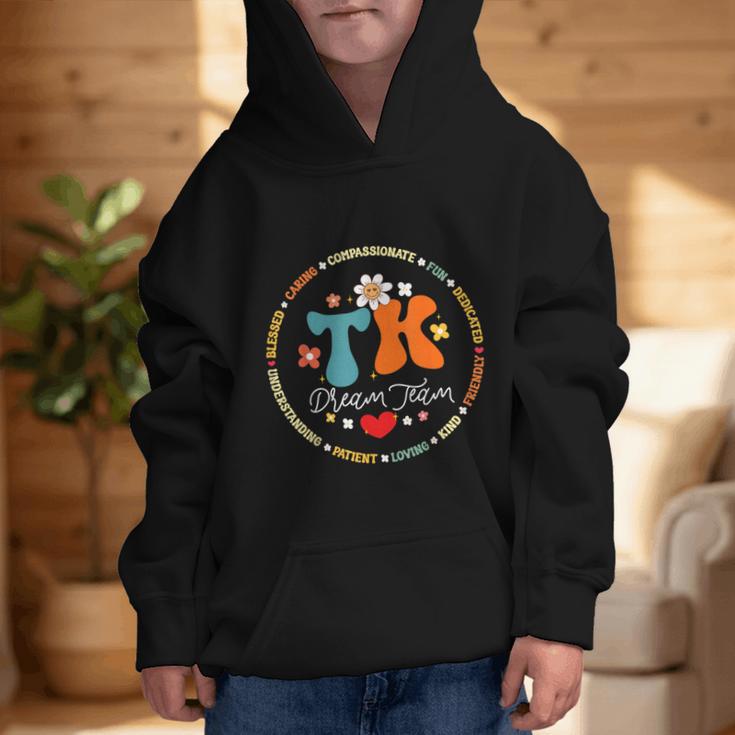 TK Dream Team Squad Transitional-Kindergarten Back To School Graphic Kid Hoodie