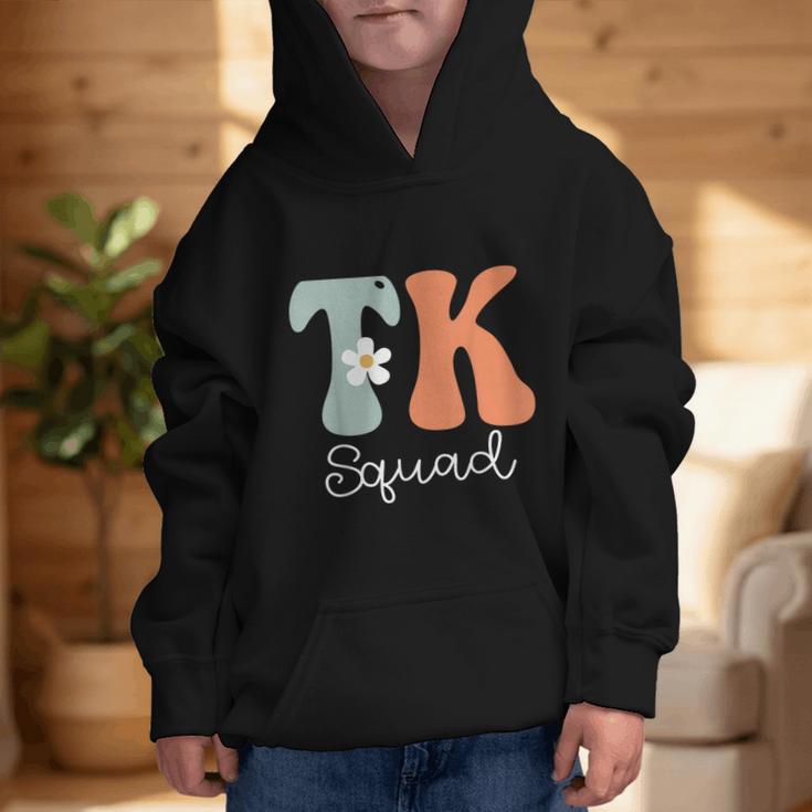 TK Squad Groovy Women Appreciation Day Hello Back To School Graphic Kid Hoodie