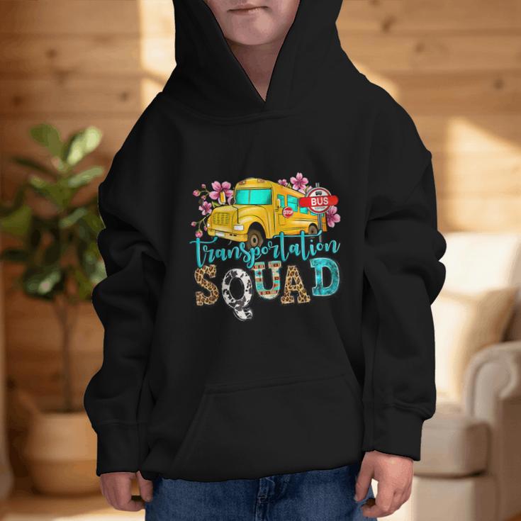 Transportation Squad Bus Driver School Bus Back To School Graphic Kid Hoodie